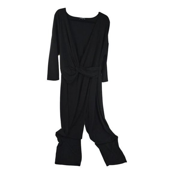 black jumpsuit xl
